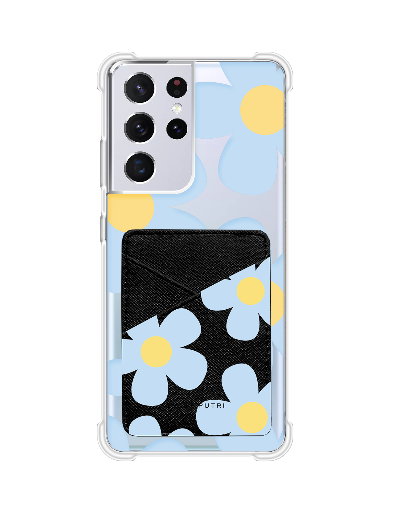 Android Phone Wallet Case -  Daisy Garland