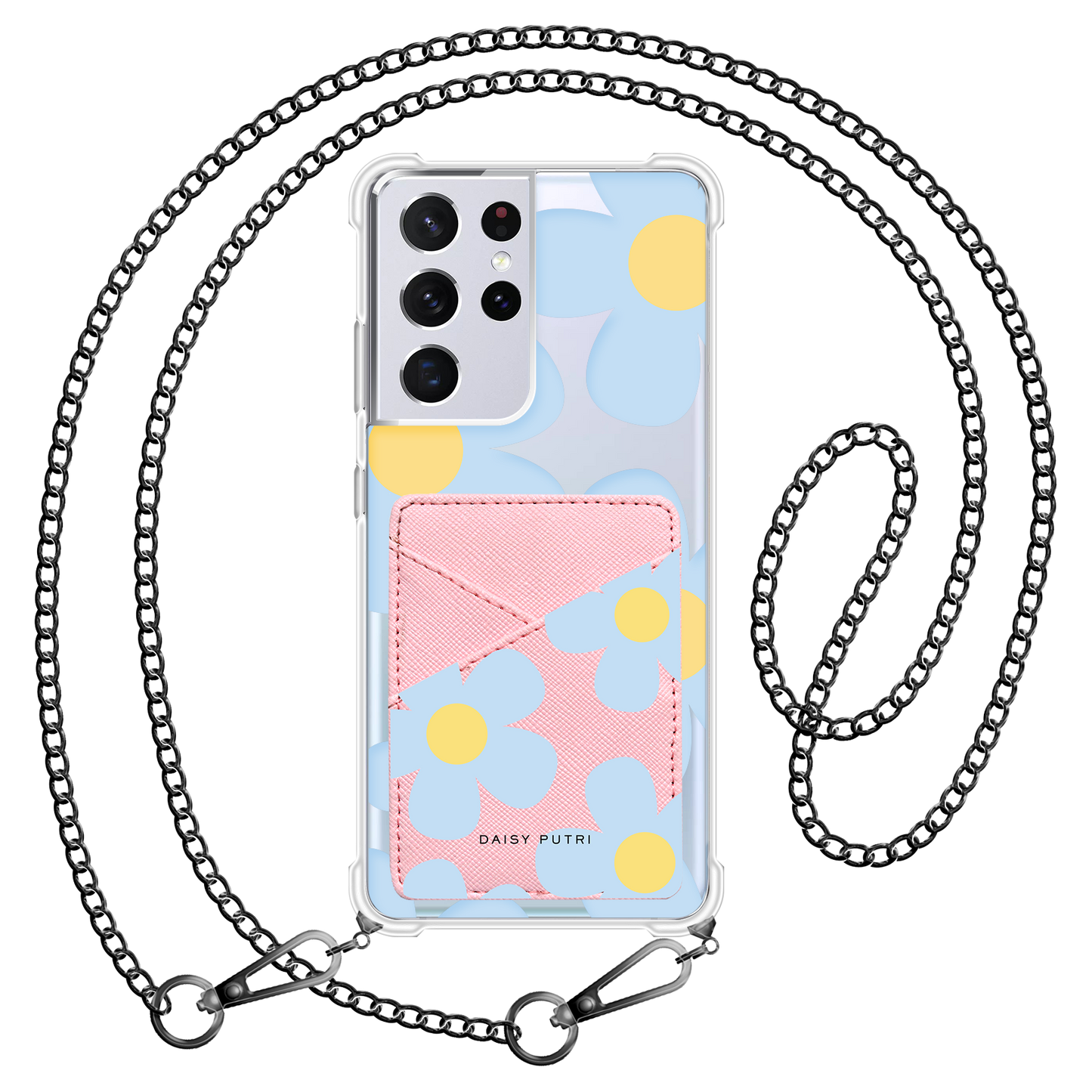 Android Phone Wallet Case -  Daisy Garland