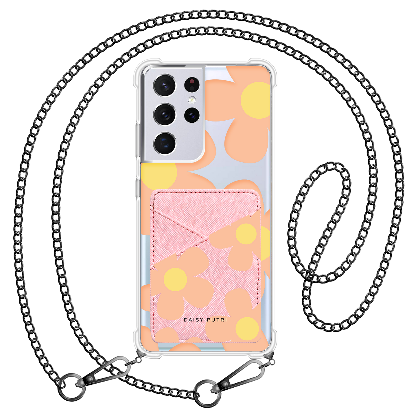 Android Phone Wallet Case -  Daisy Love