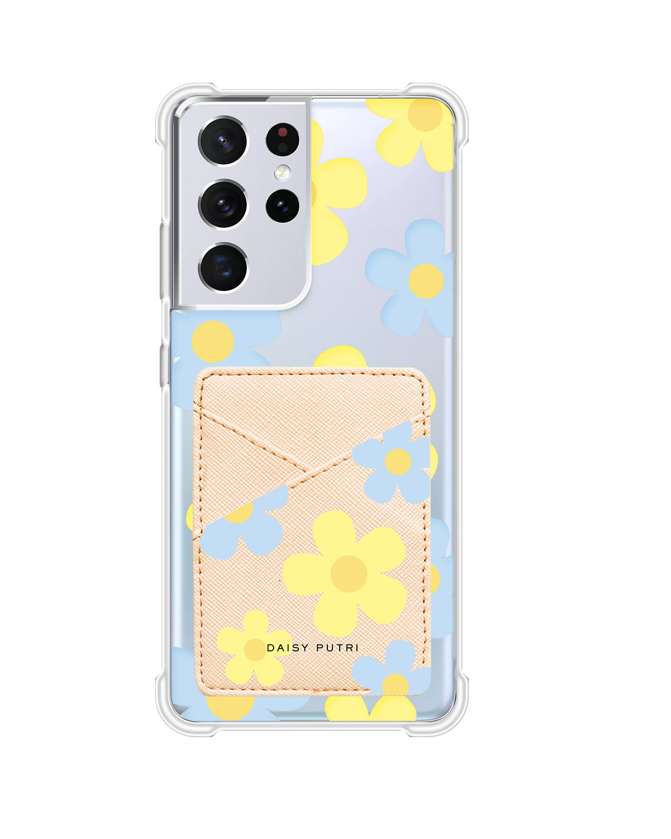 Android Phone Wallet Case -  Daisy Skies