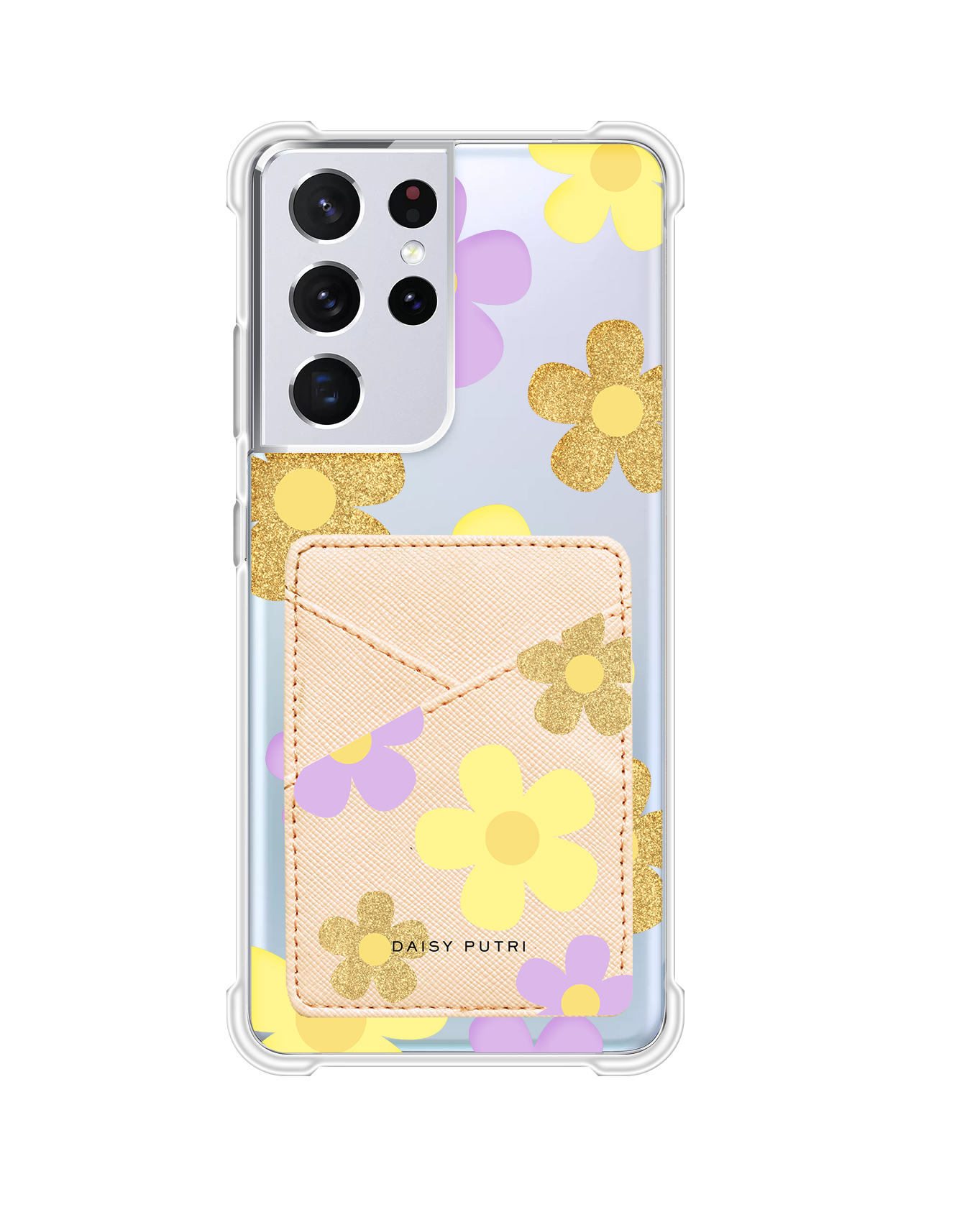 Android Phone Wallet Case -  Daisy Twinkle