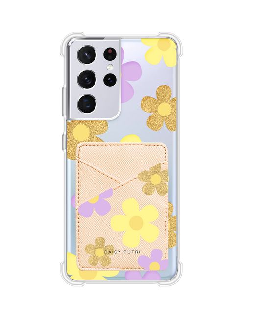 Android Phone Wallet Case -  Daisy Twinkle