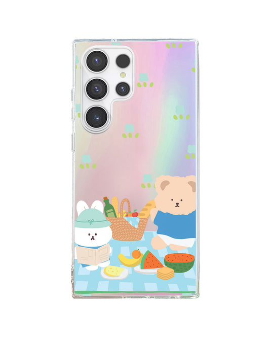 Android Rearguard Holo - Picnic Bear Blue