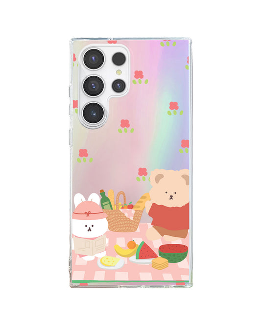Android Rearguard Holo - Picnic Bear Pink