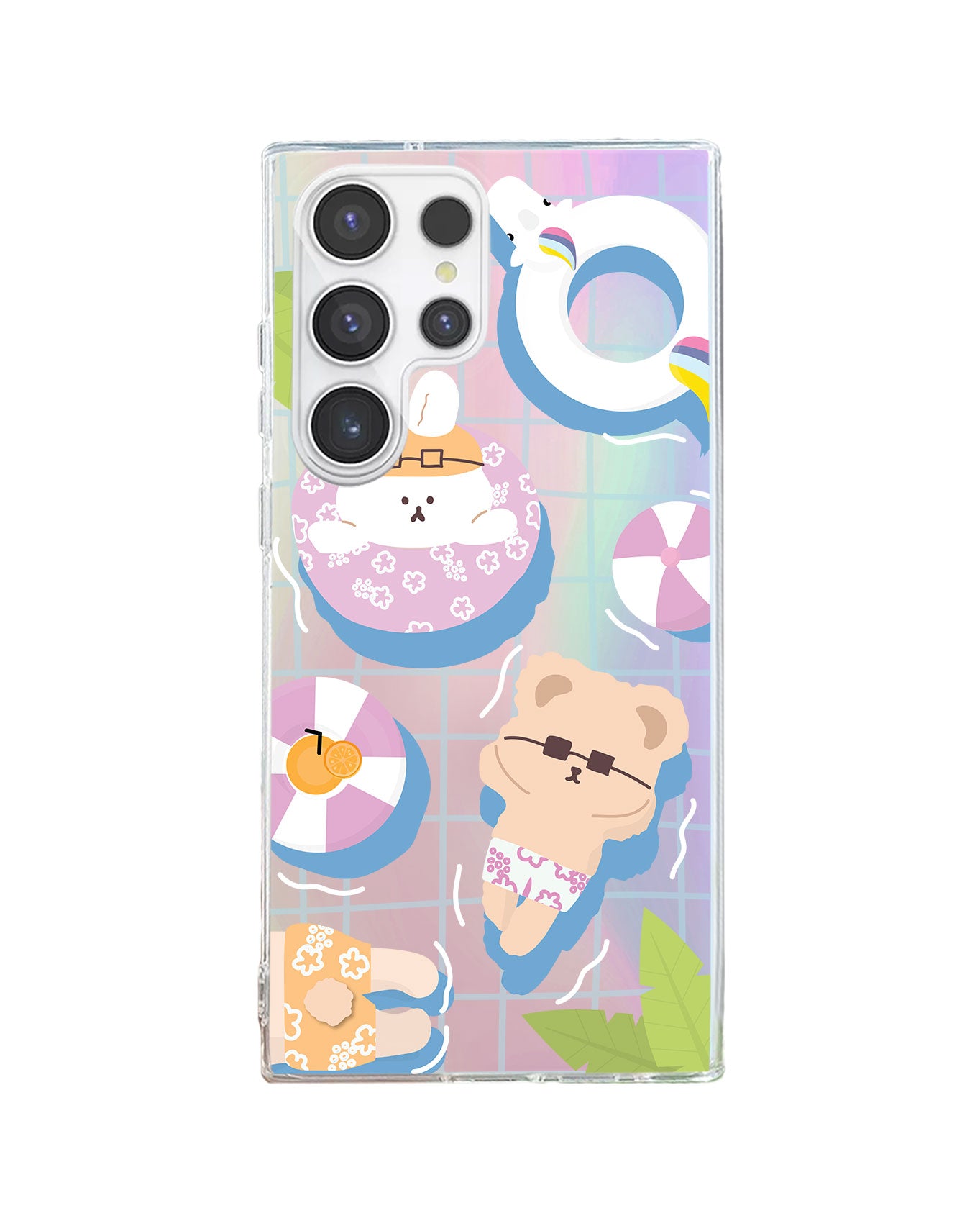 Android Rearguard Holo - Pool Party Pink