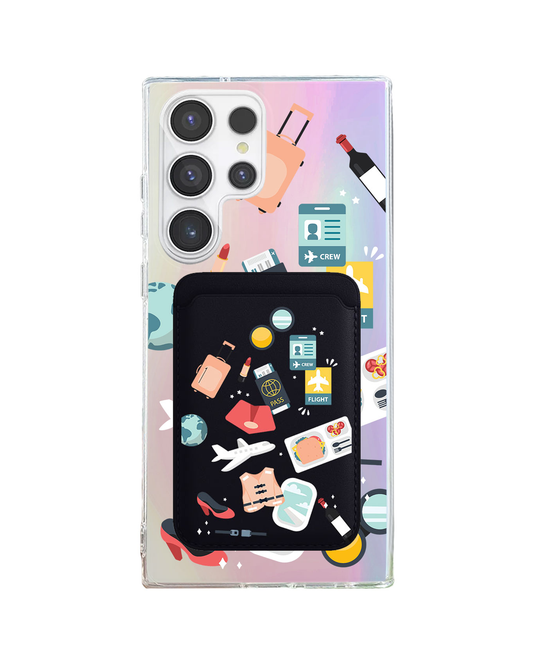 Android Magnetic Wallet Holo -  Stewardess or Flight Attendant