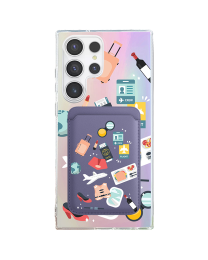 Android Magnetic Wallet Holo -  Stewardess or Flight Attendant