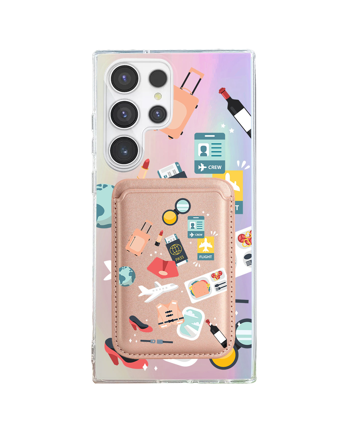 Android Magnetic Wallet Holo -  Stewardess or Flight Attendant