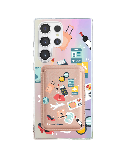 Android Magnetic Wallet Holo -  Stewardess or Flight Attendant