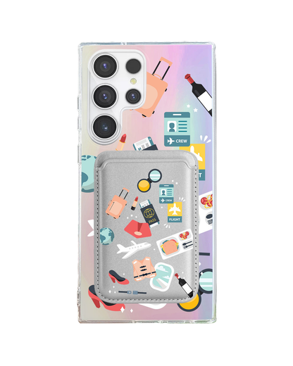 Android Magnetic Wallet Holo -  Stewardess or Flight Attendant