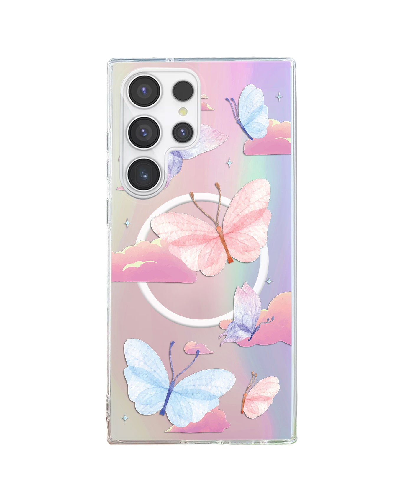 Android Rearguard Holo - Butterfly & Clouds