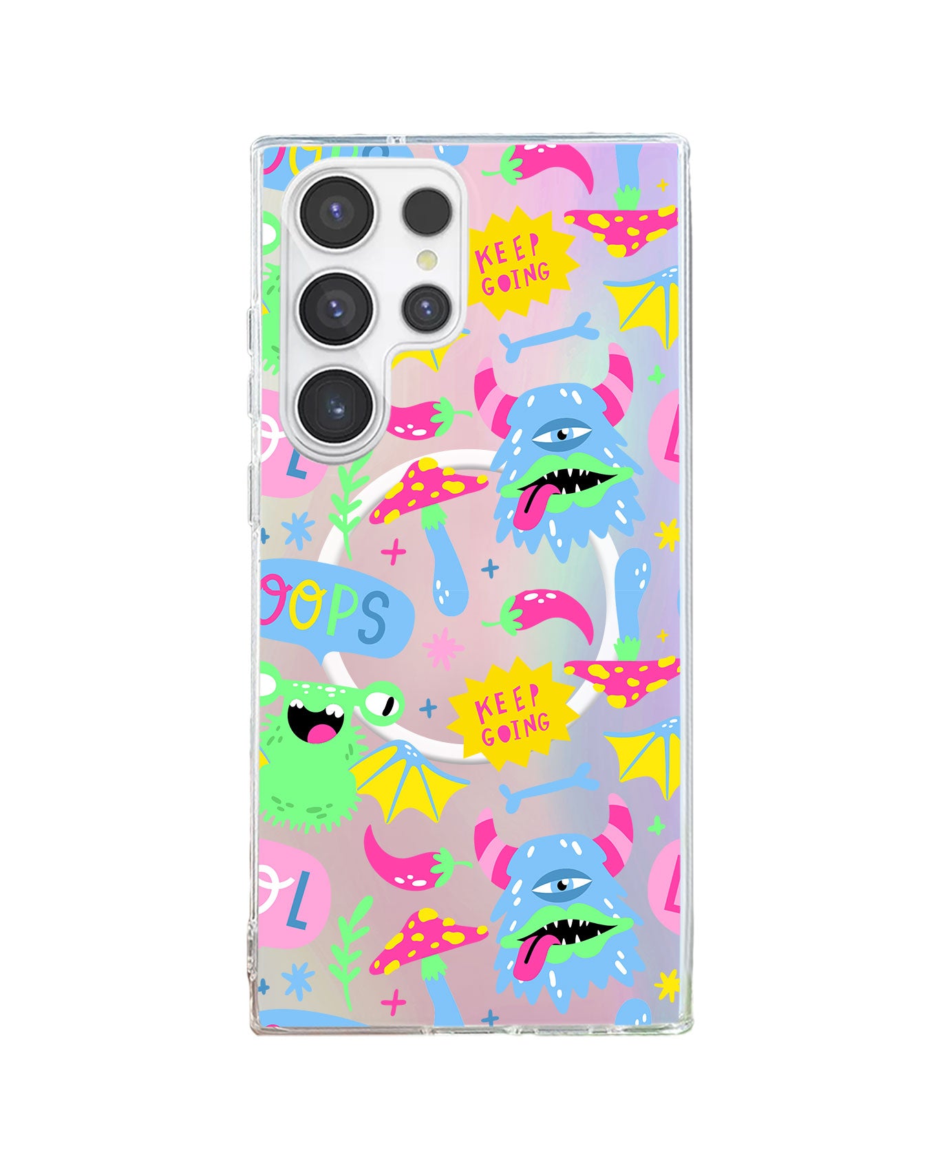 Android Rearguard Holo - Monster Say Keep Going