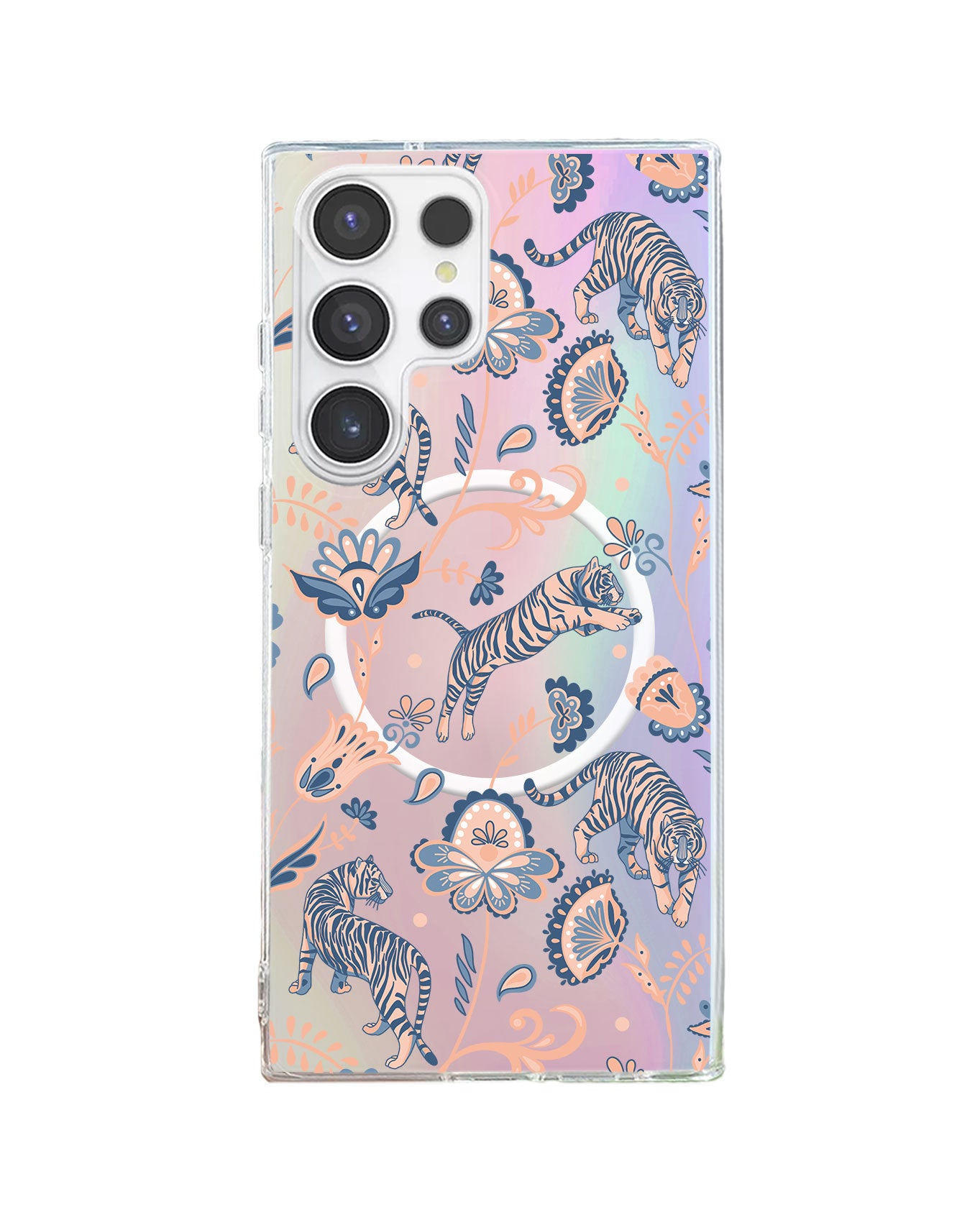 Android Rearguard Holo - Tiger & Floral 5.0