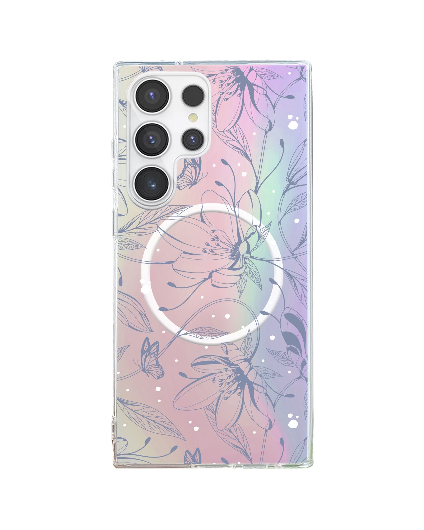 Android Rearguard Holo - Sketchy Flower &  Butterfly 2.0