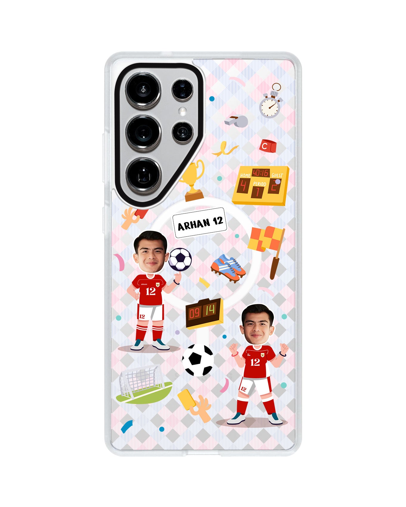 Android Rearguard MagSwap - Face Grid Dream Soccer