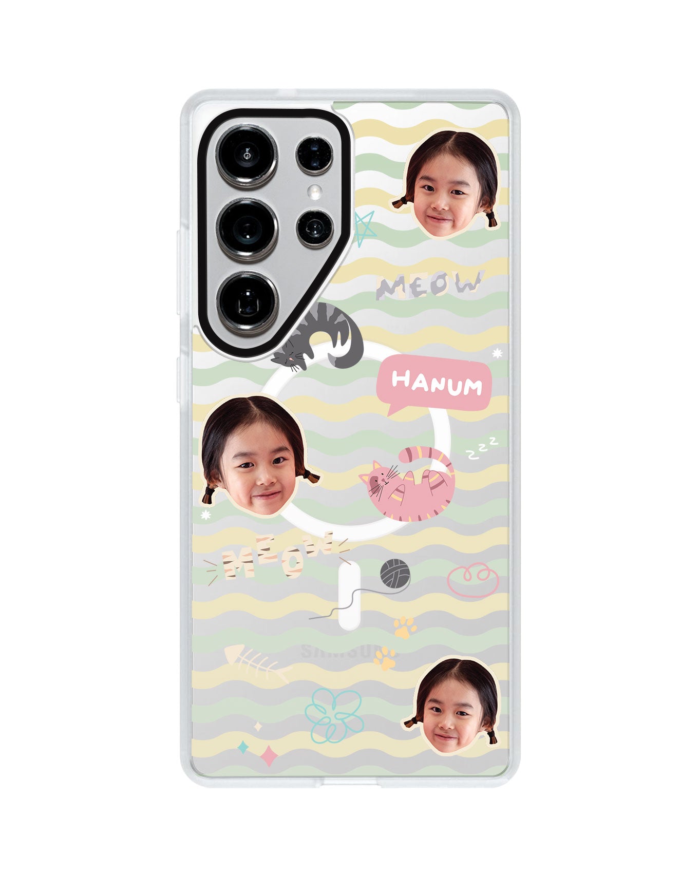 Android Rearguard MagSwap - Face Grid Kitty