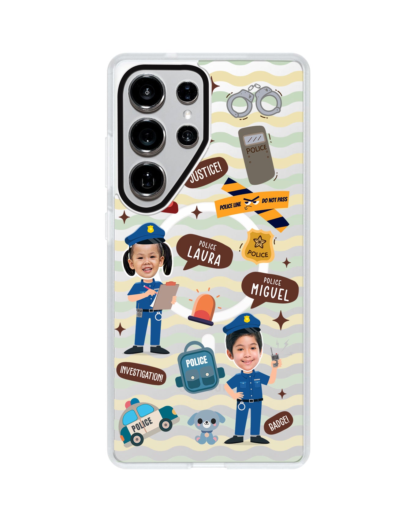 Android Rearguard MagSwap - Face Grid Dream Police