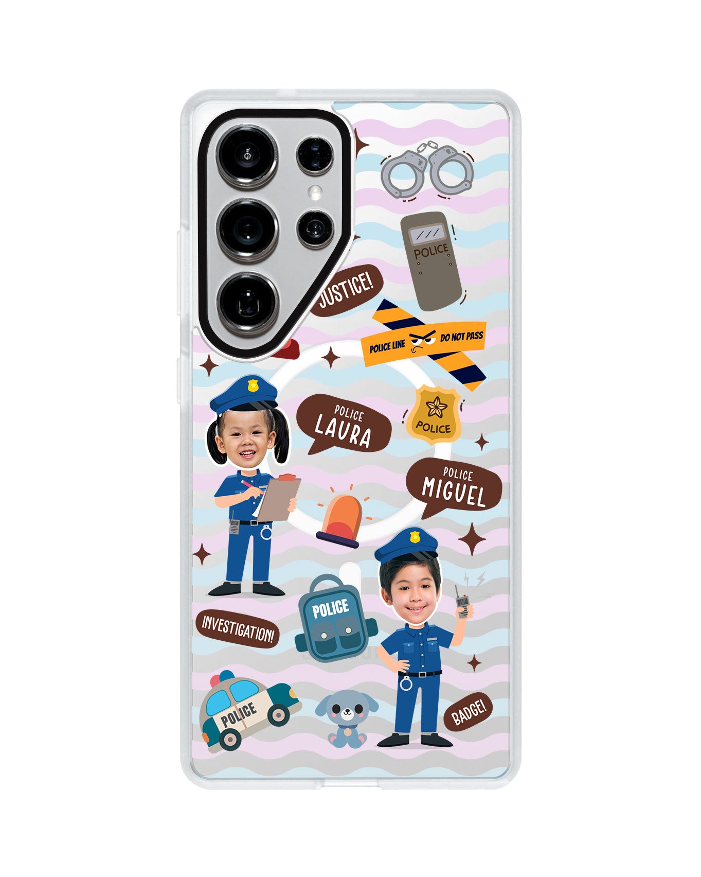 Android Rearguard MagSwap - Face Grid Dream Police