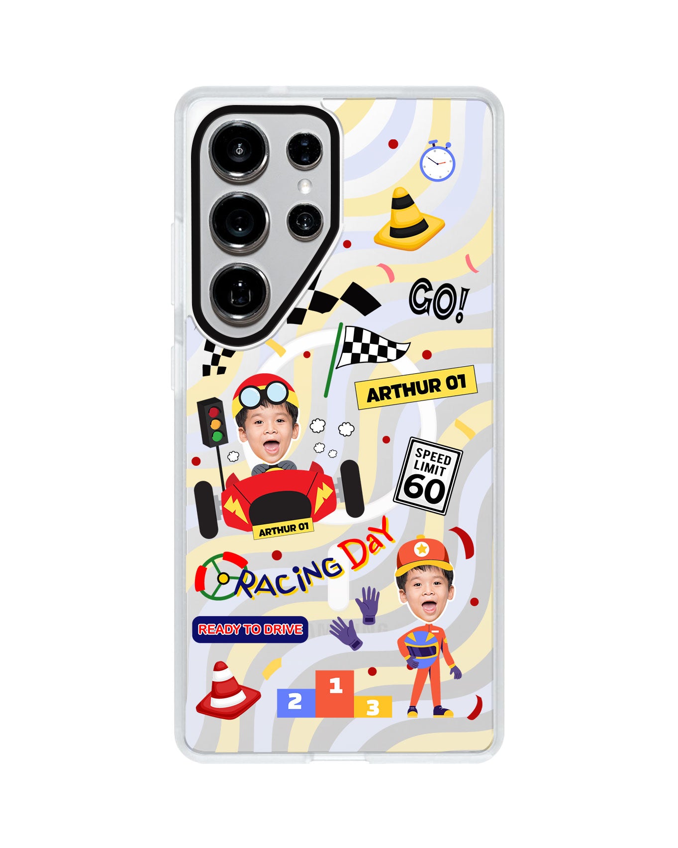 Android Rearguard MagSwap - Face Grid Dream Racer