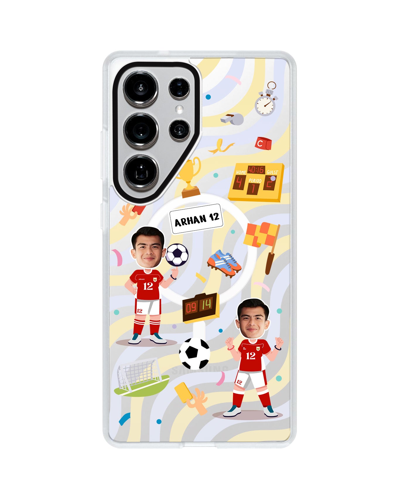 Android Rearguard MagSwap - Face Grid Dream Soccer