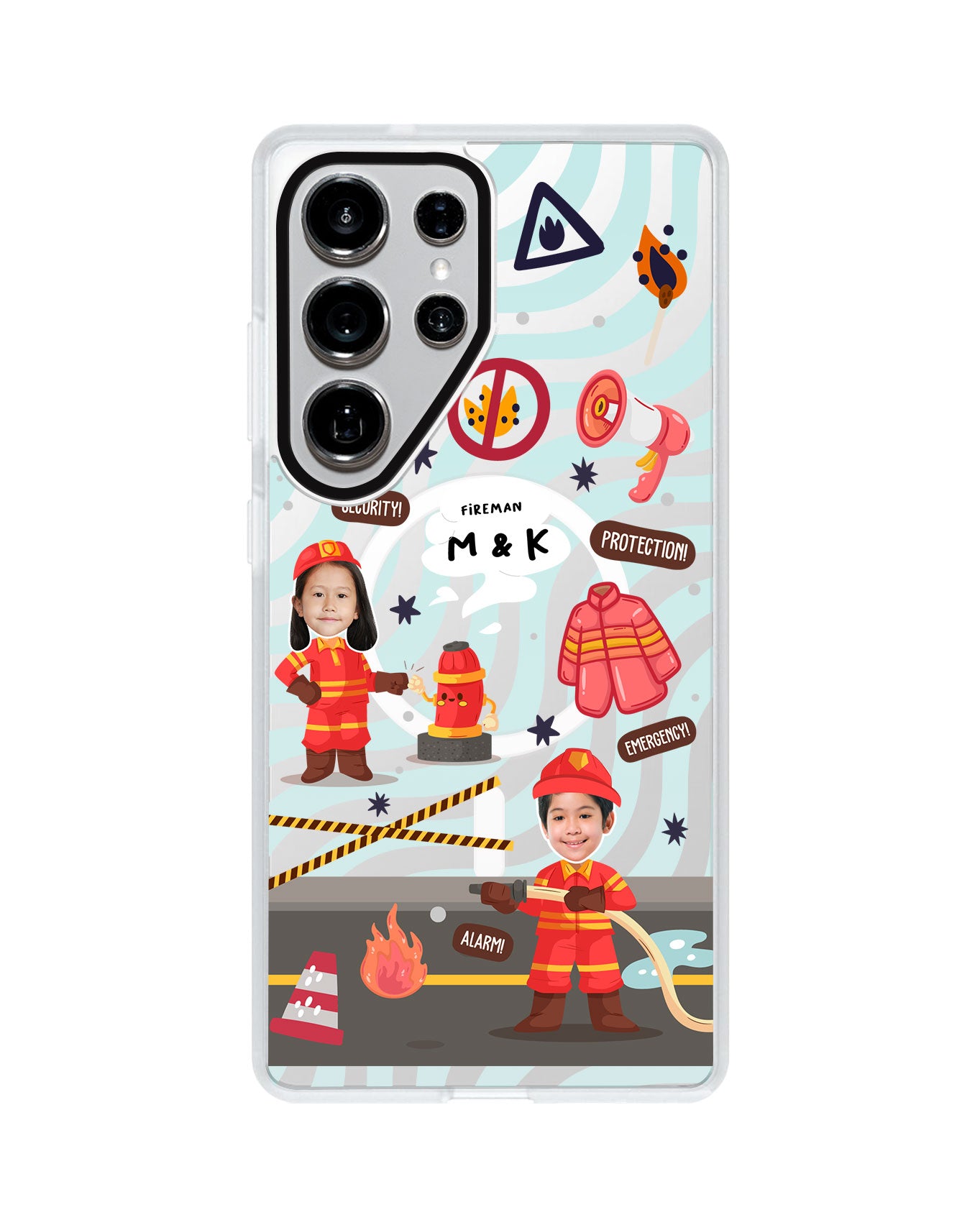 Android Rearguard MagSwap - Face Grid Dream Firefighter
