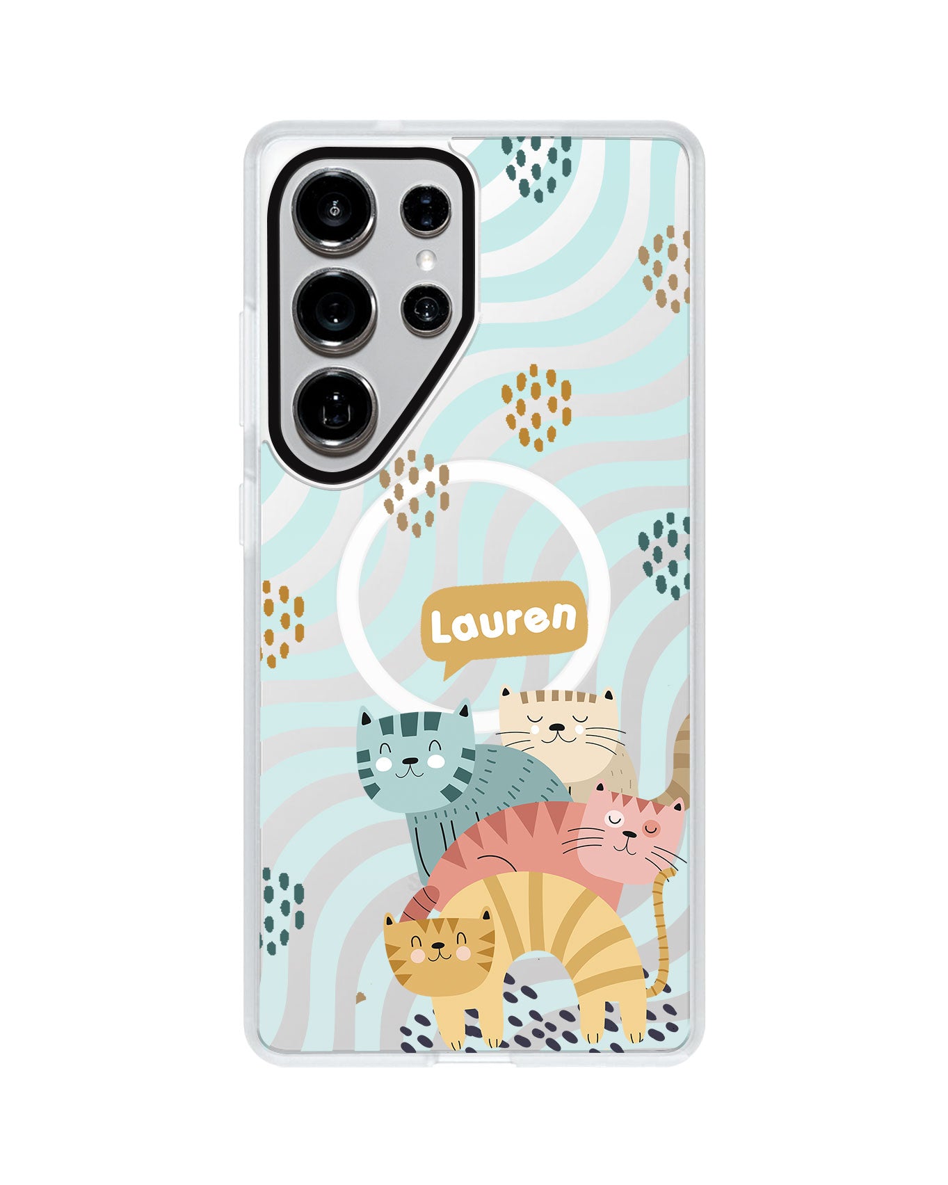 Android Rearguard MagSwap - Rainbow Meow 2.0
