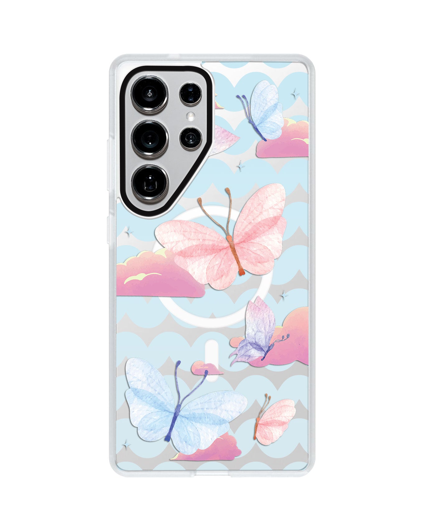 Android Rearguard MagSwap - Butterfly & Clouds