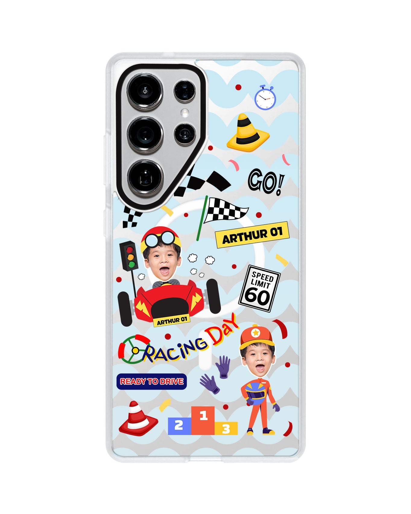 Android Rearguard MagSwap - Face Grid Dream Racer