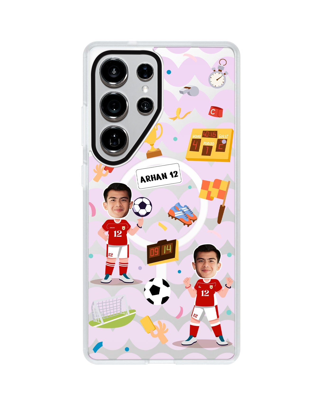 Android Rearguard MagSwap - Face Grid Dream Soccer