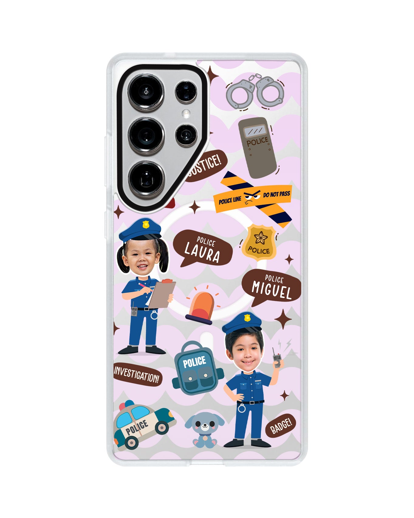 Android Rearguard MagSwap - Face Grid Dream Police