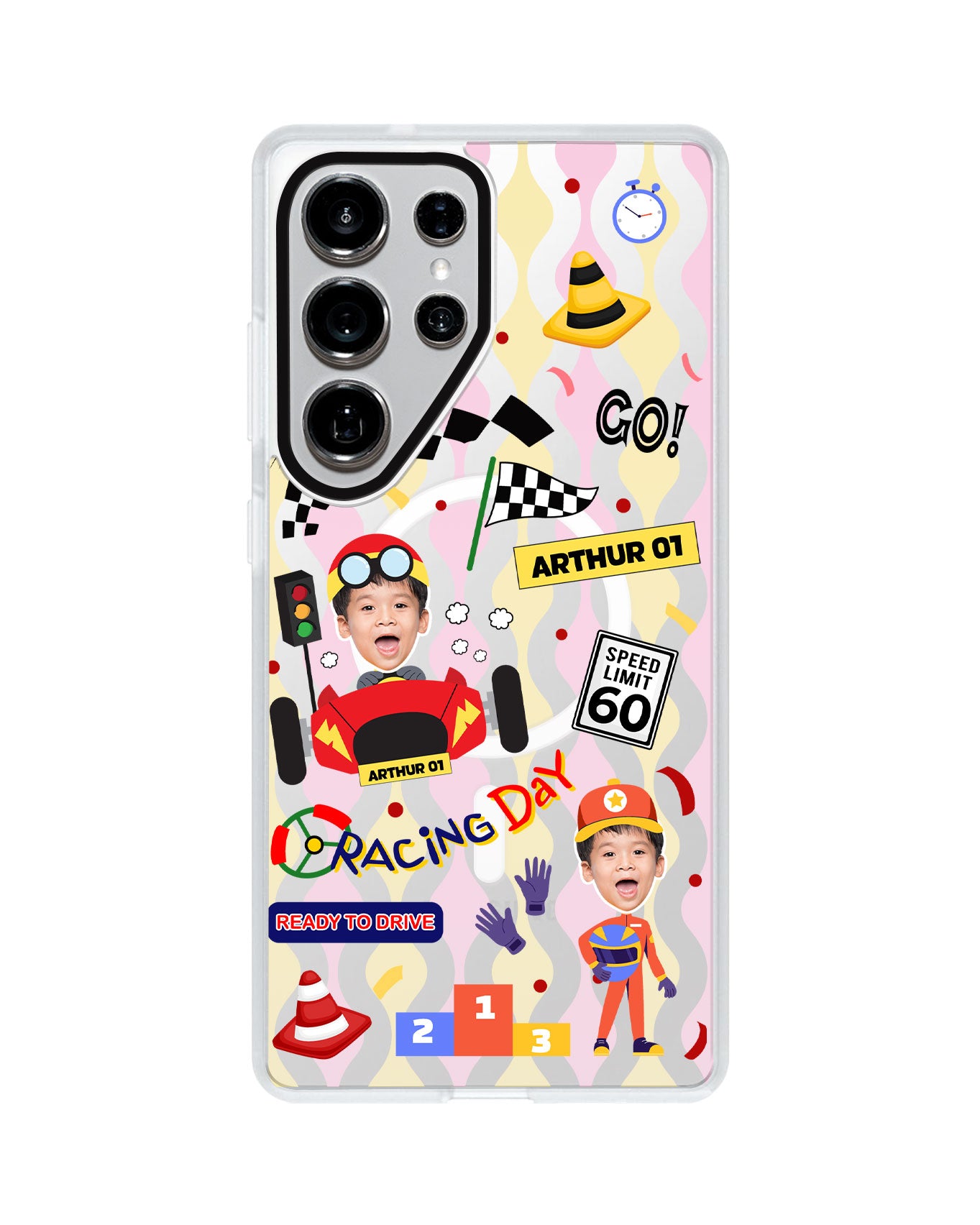 Android Rearguard MagSwap - Face Grid Dream Racer