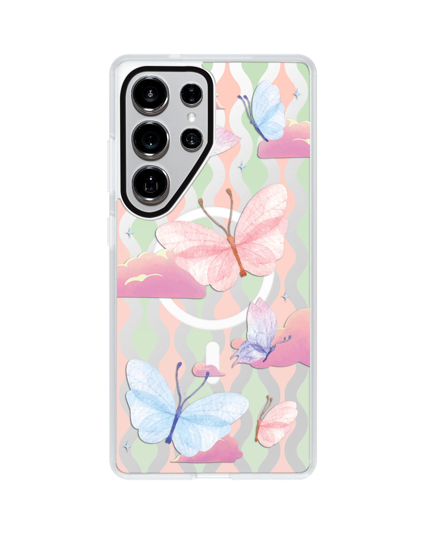 Android Rearguard MagSwap - Butterfly & Clouds