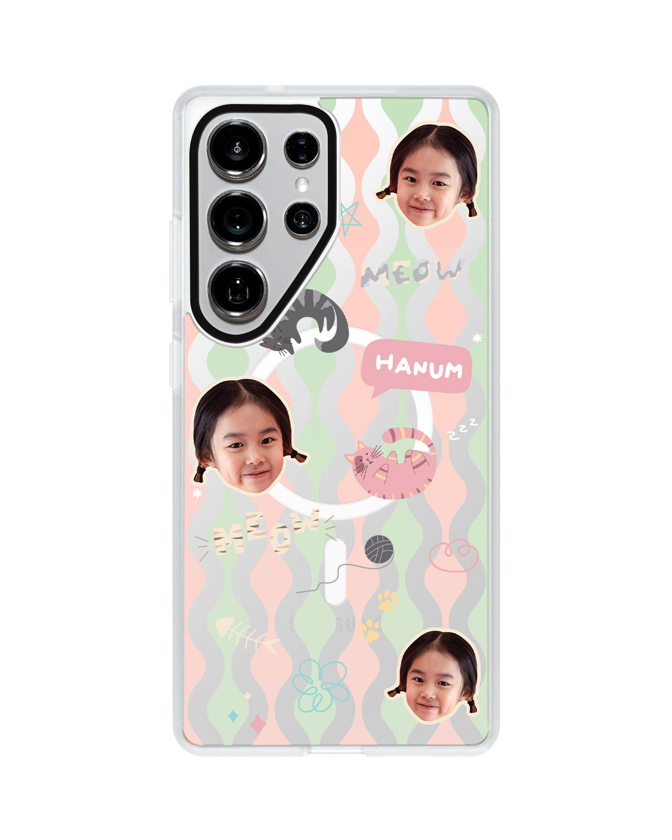 Android Rearguard MagSwap - Face Grid Kitty