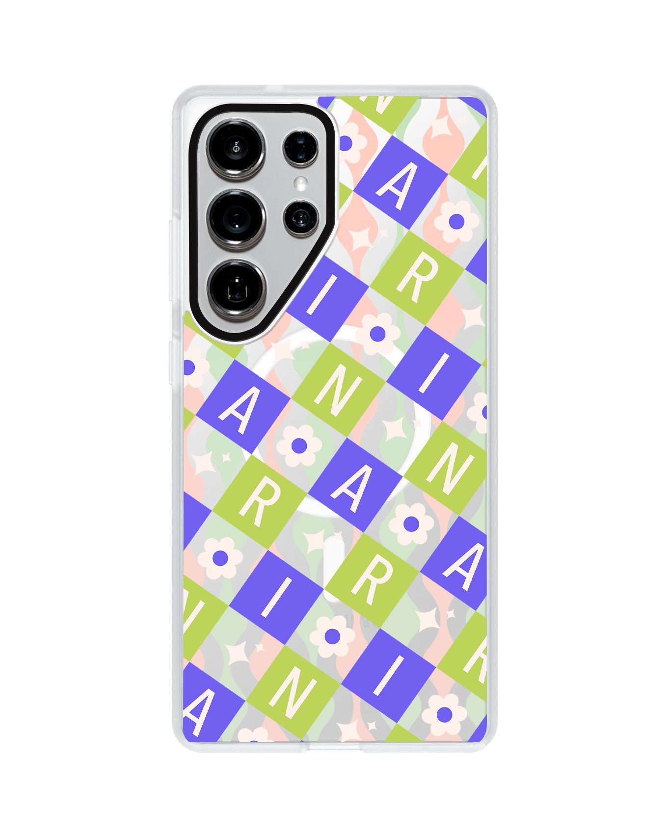 Android Rearguard MagSwap - Flower Grid Monogram 5.0