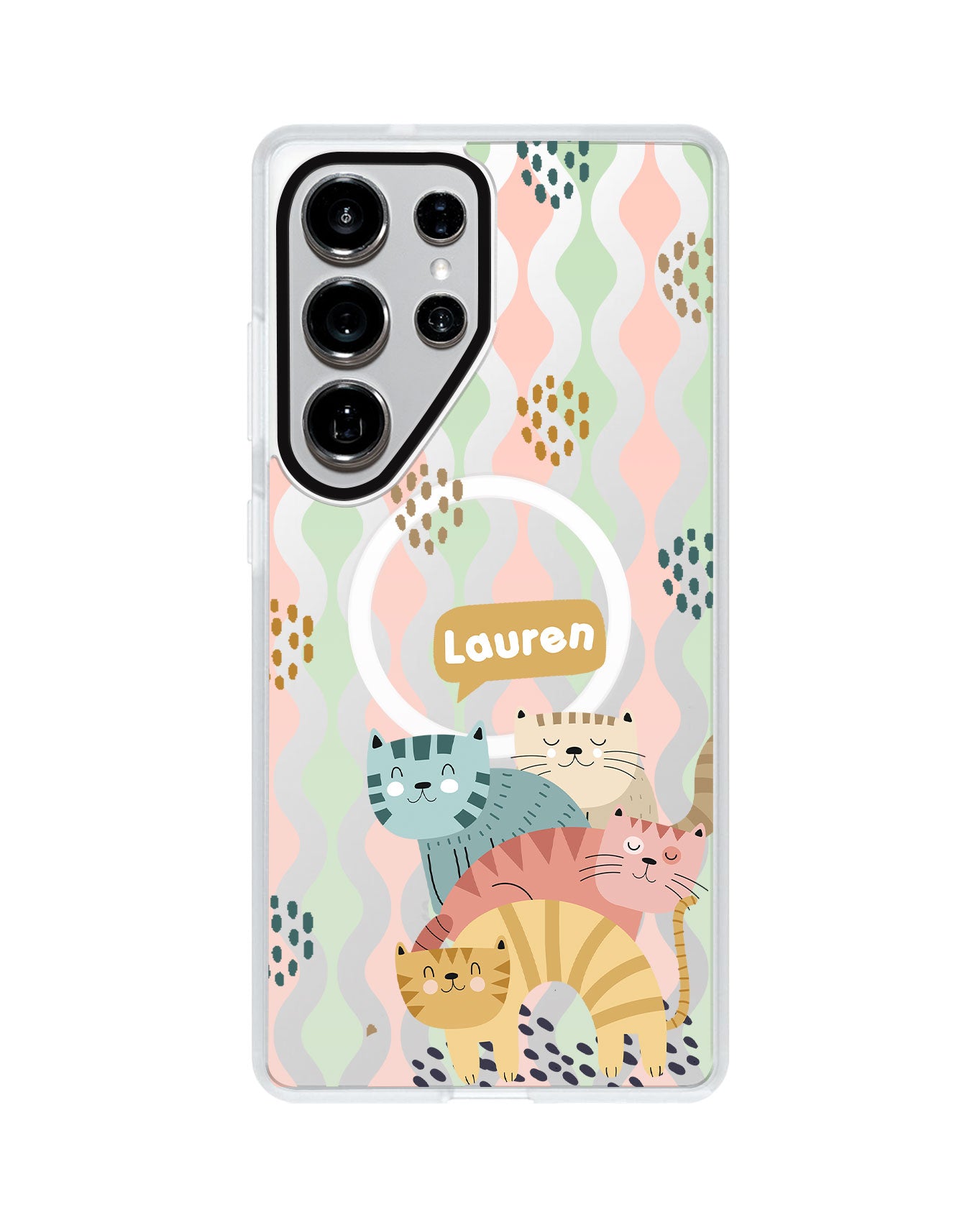 Android Rearguard MagSwap - Rainbow Meow 2.0