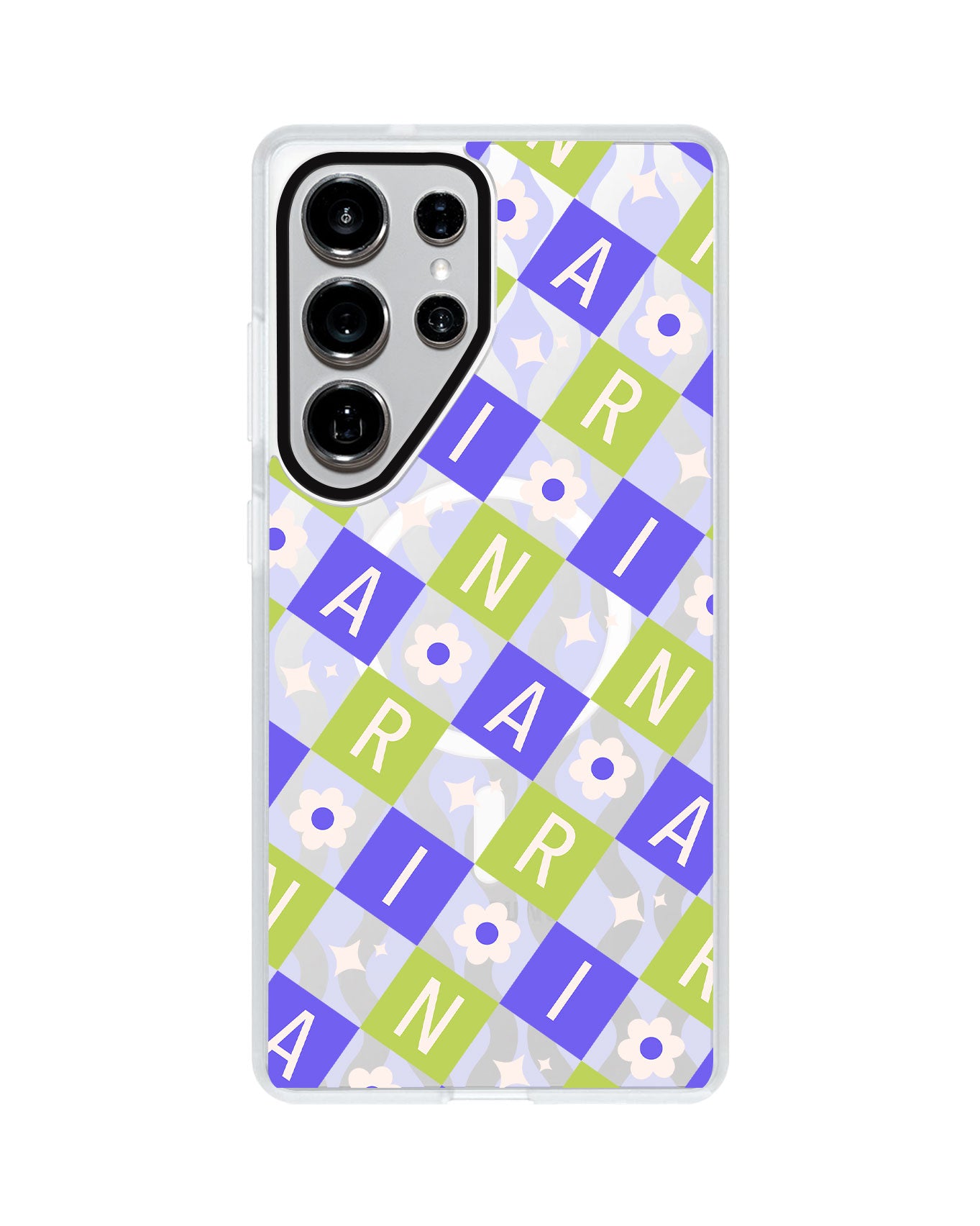 Android Rearguard MagSwap - Flower Grid Monogram 5.0
