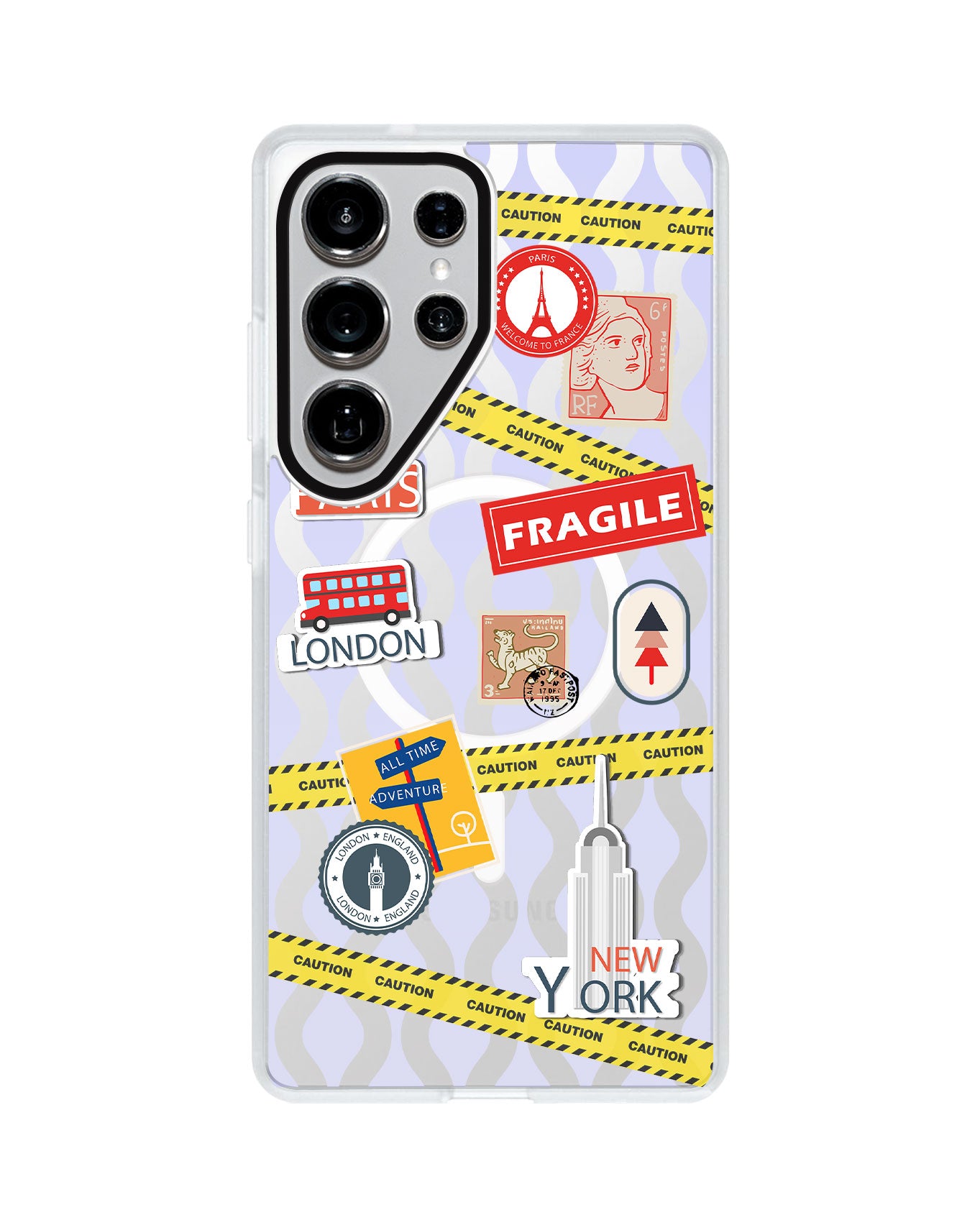 Android Rearguard MagSwap - Travel Stickers