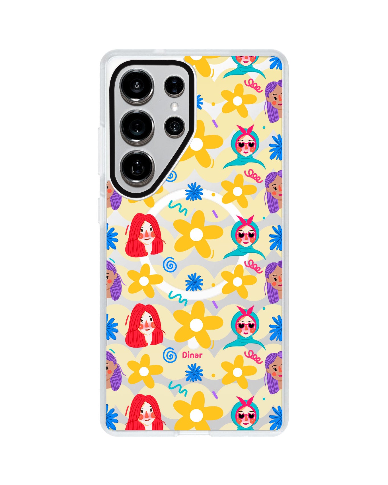 Android Rearguard MagSwap - Daisy Faces