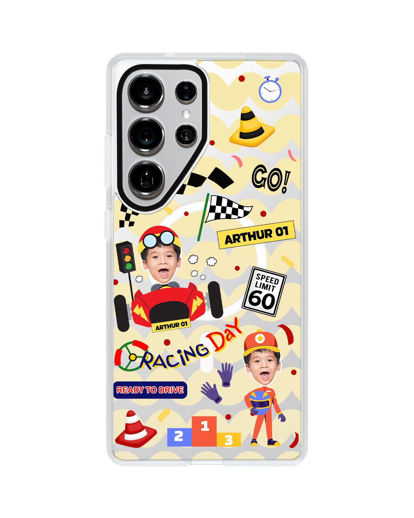 Android Rearguard MagSwap - Face Grid Dream Racer