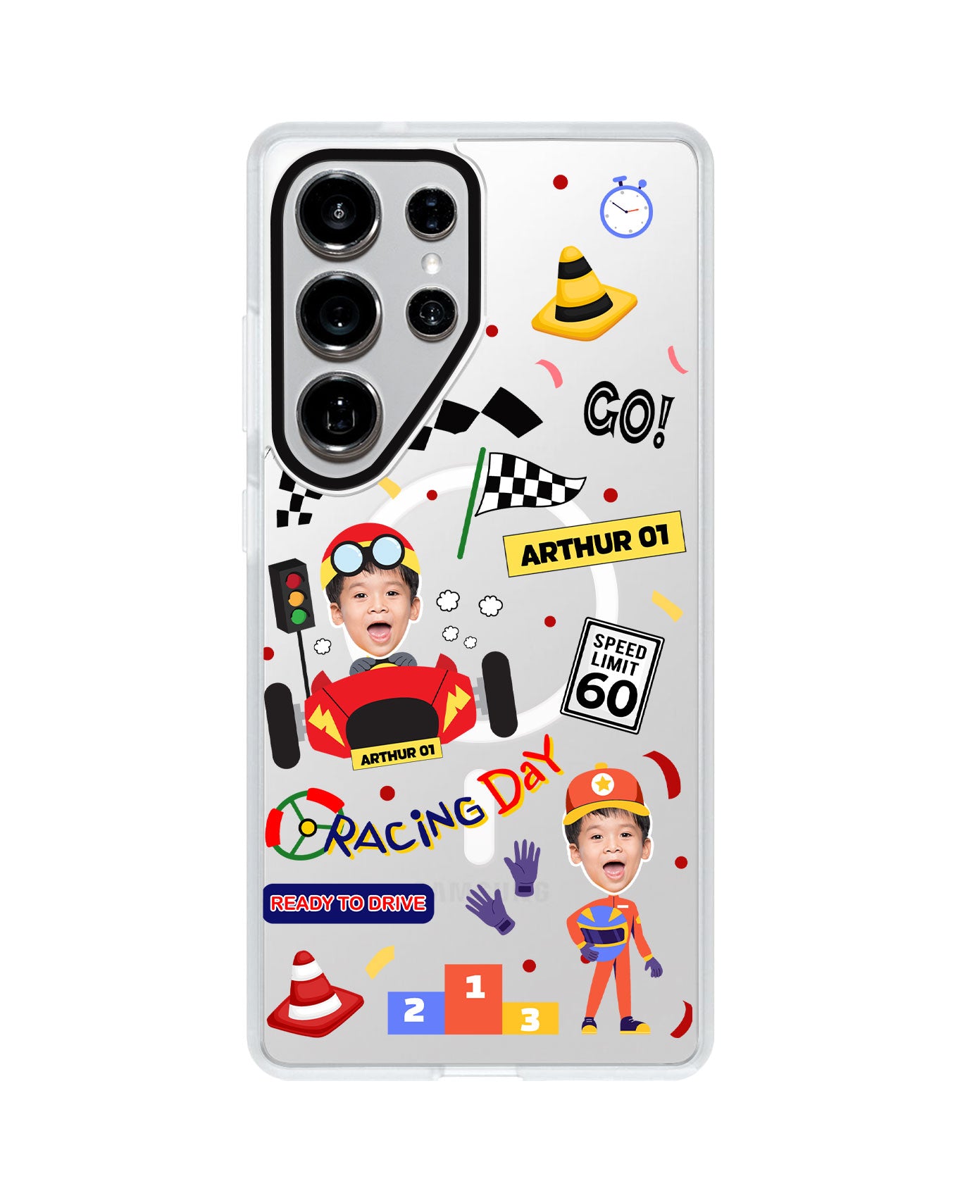 Android Rearguard MagSwap - Face Grid Dream Racer