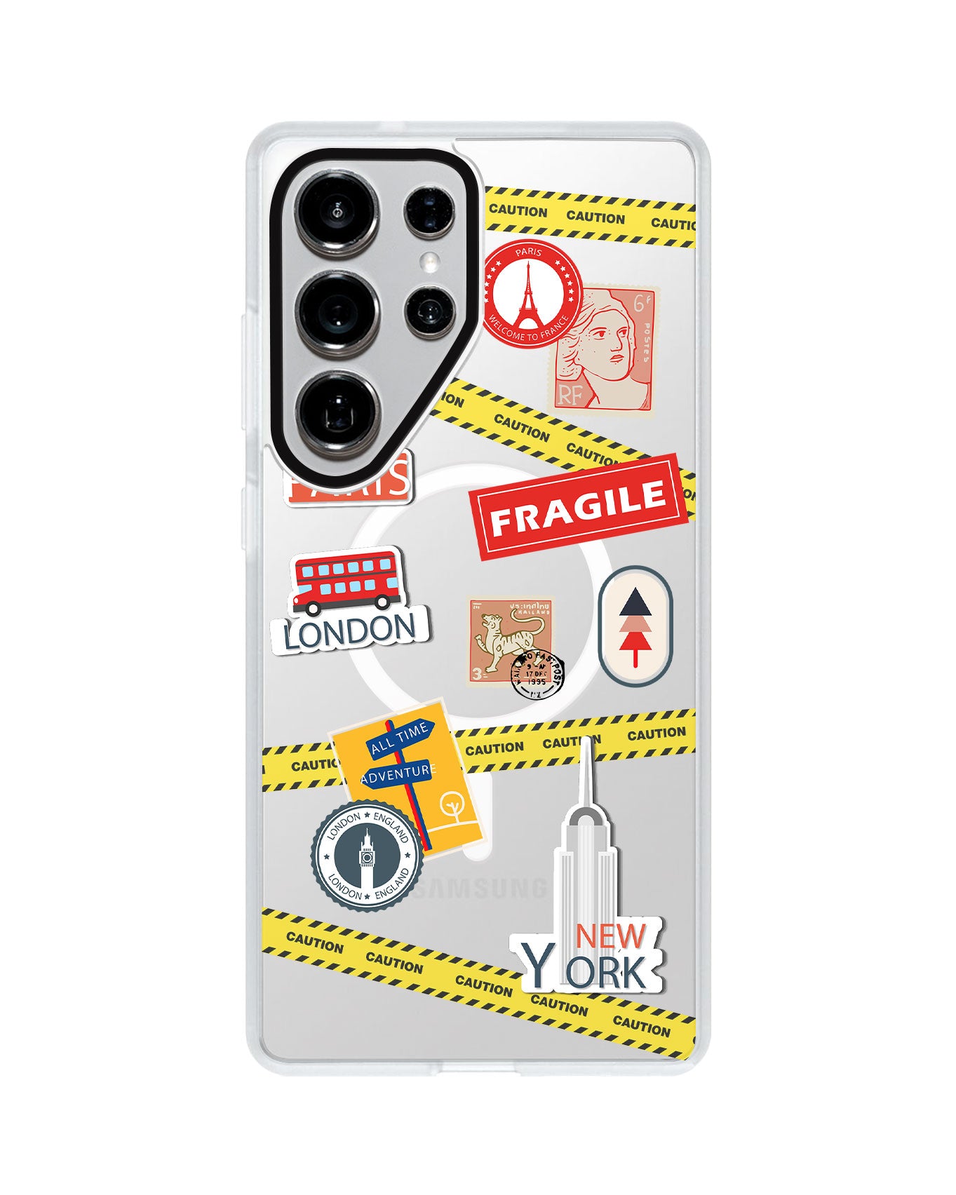 Android Rearguard MagSwap - Travel Stickers