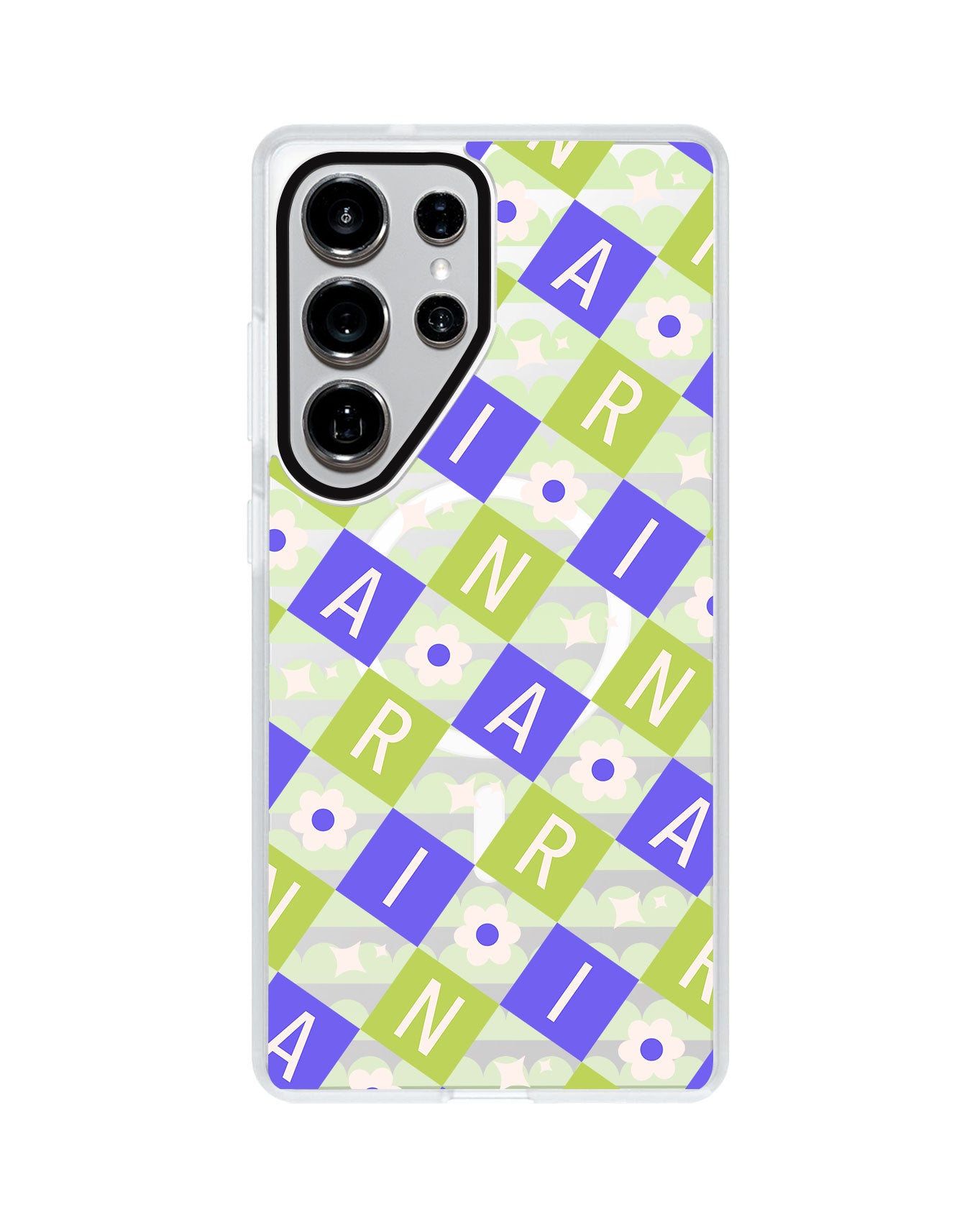 Android Rearguard MagSwap - Flower Grid Monogram 5.0