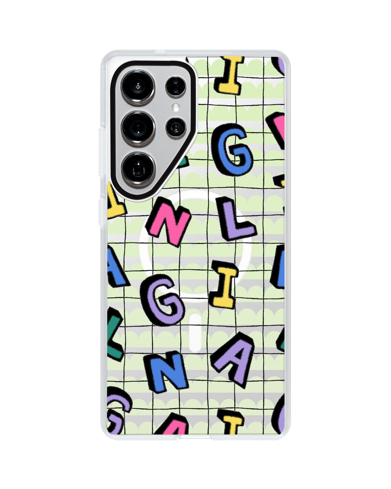 Android Rearguard MagSwap - Playful Monogram 2.0