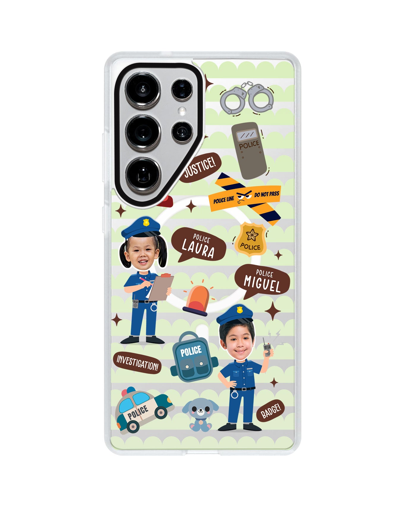 Android Rearguard MagSwap - Face Grid Dream Police