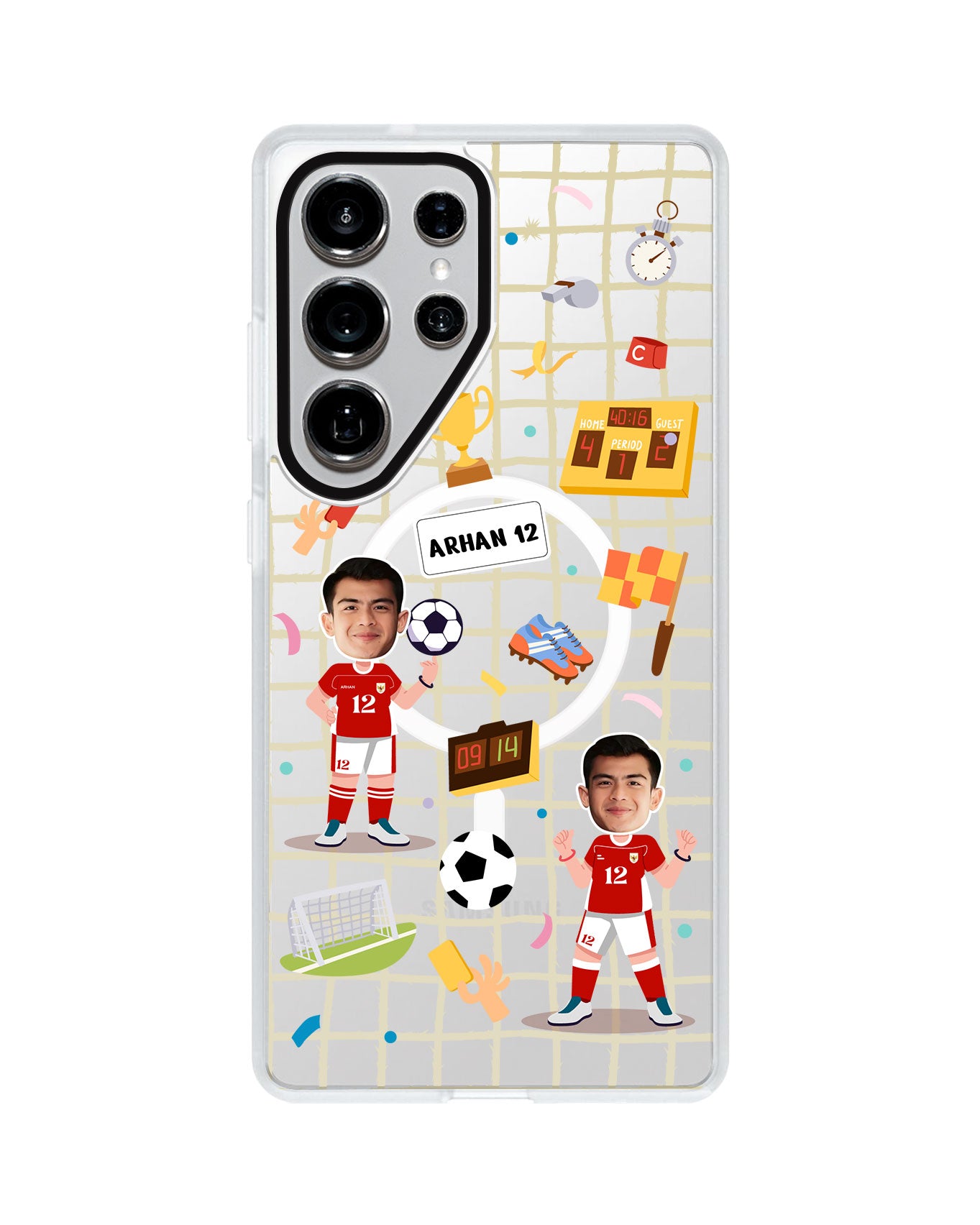 Android Rearguard MagSwap - Face Grid Dream Soccer