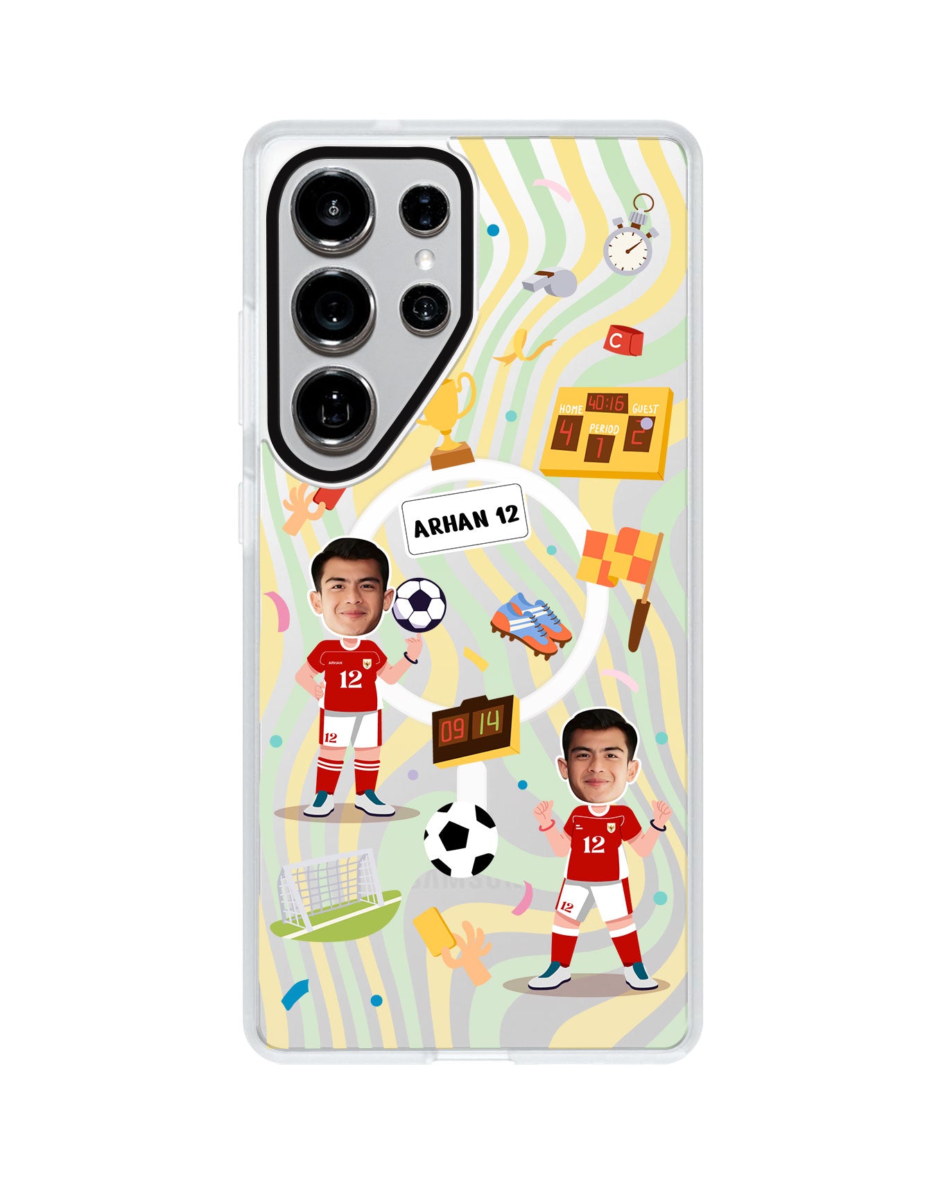 Android Rearguard MagSwap - Face Grid Dream Soccer