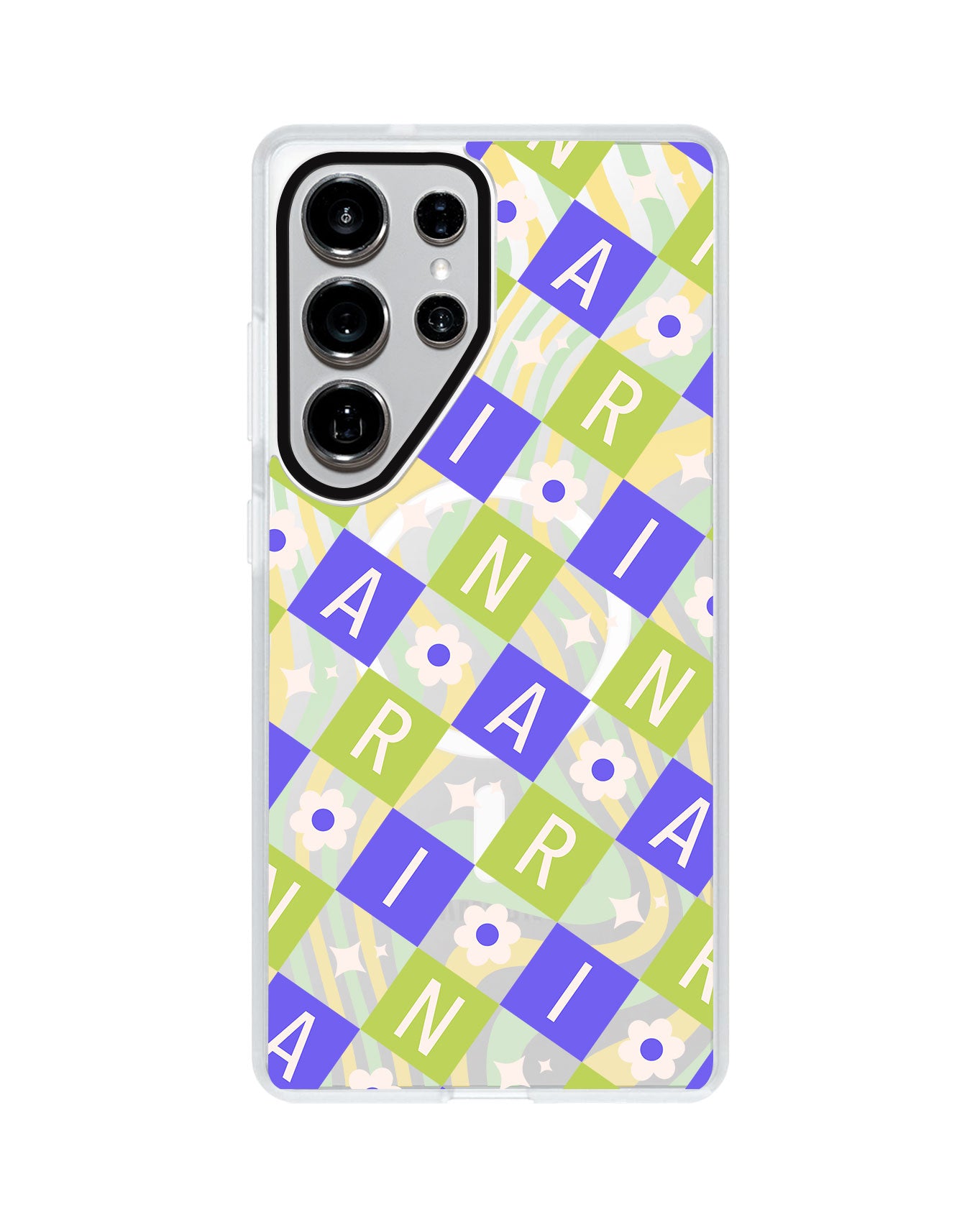 Android Rearguard MagSwap - Flower Grid Monogram 5.0