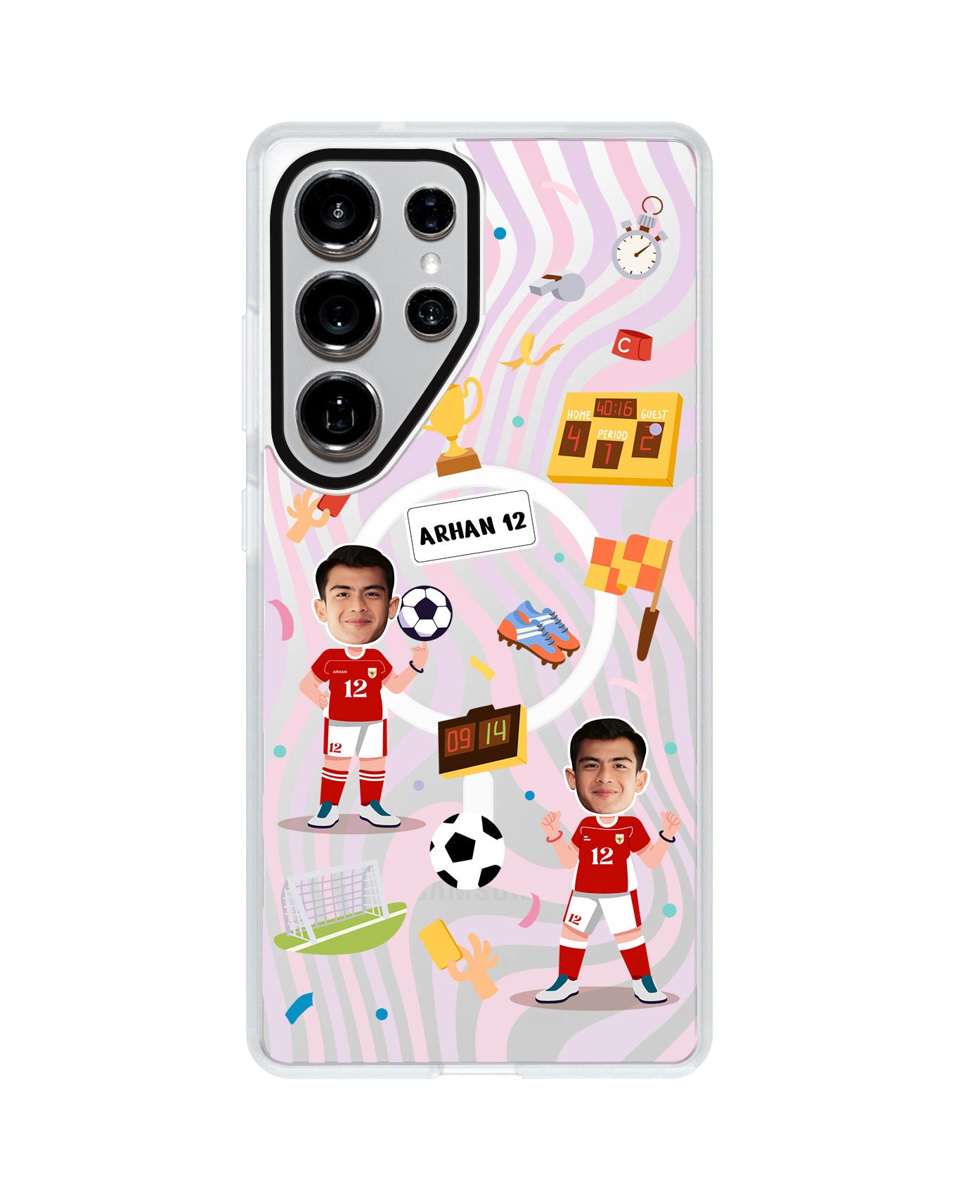 Android Rearguard MagSwap - Face Grid Dream Soccer