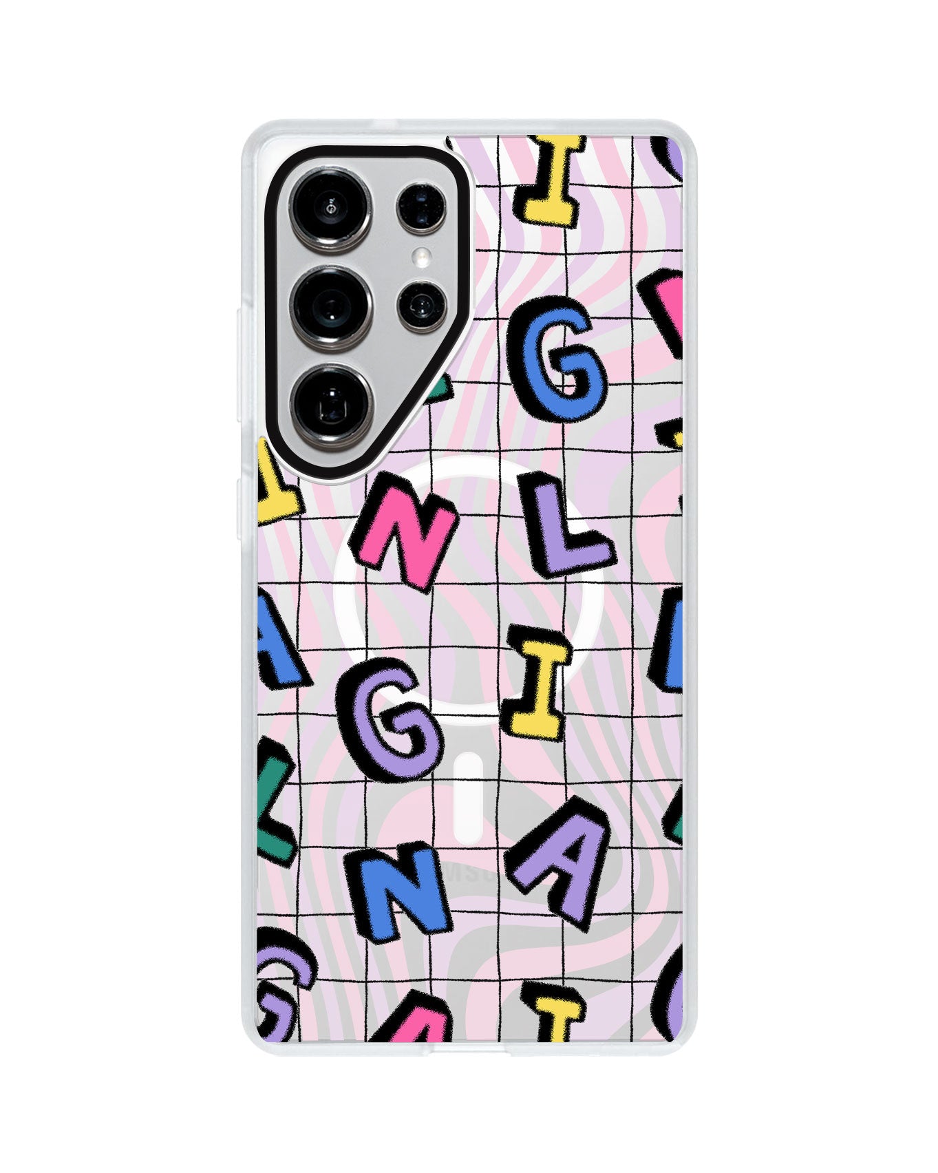 Android Rearguard MagSwap - Playful Monogram 2.0