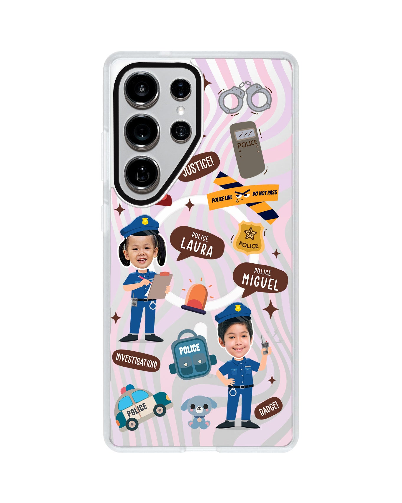 Android Rearguard MagSwap - Face Grid Dream Police